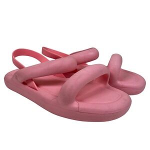 Melissa Free Bloom Slingback‎ Sandals Womens 9 Pink Bubble Jelly Strappy